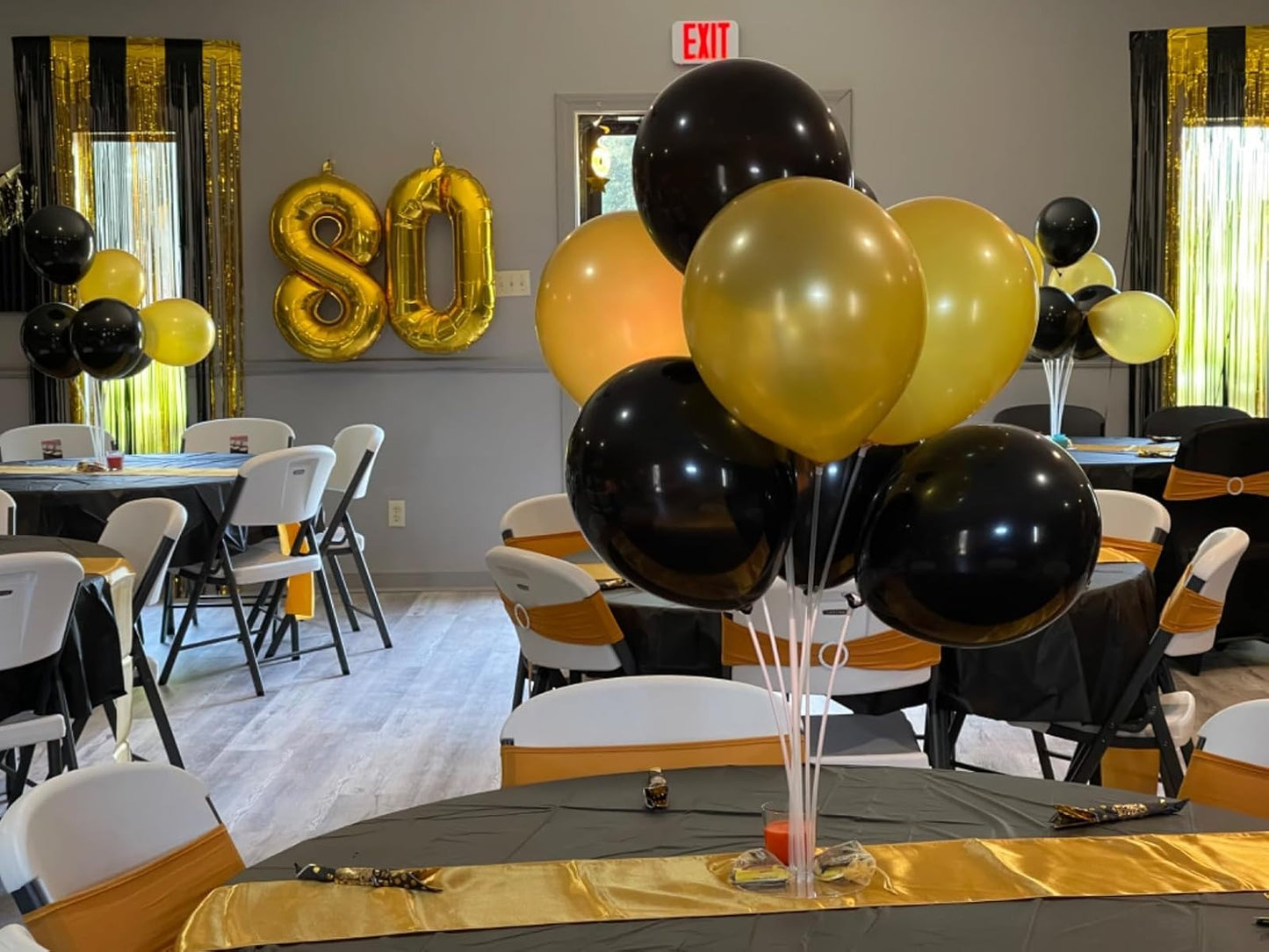 Enyeopd 40-Inch Gold Number Balloon for 8th, 18th, 28th Birthday and Celebration Decor