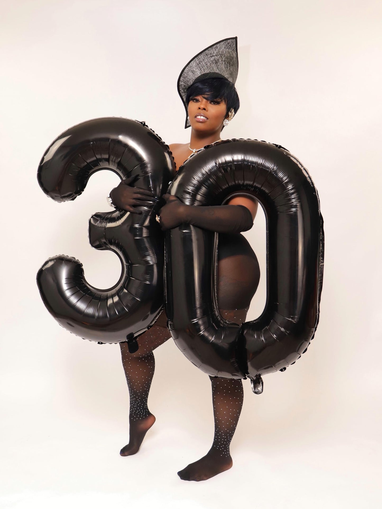 Enyeopd 40-Inch Black Balloon Number 0 — Large Milestone Decor for Birthdays, Graduations, Weddings
