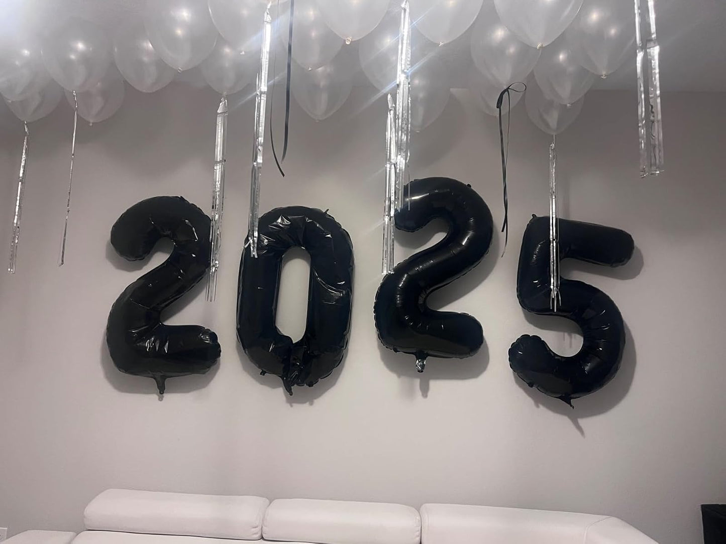 Enyeopd 40-Inch Black Balloon Number 0 — Large Milestone Decor for Birthdays, Graduations, Weddings