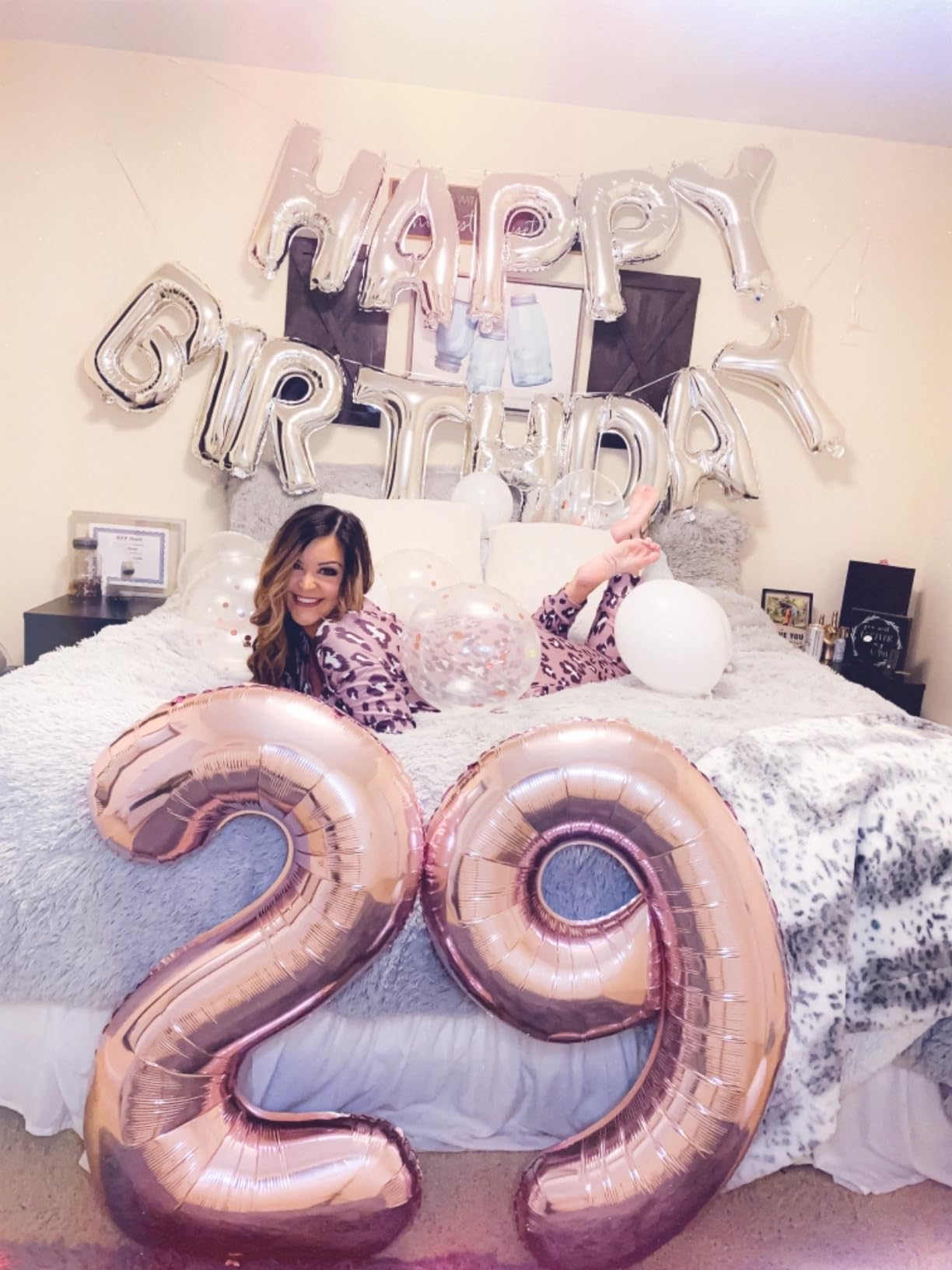 Enyeopd Birthday Nine Balloon – 40 Inch Rose Gold Number 9 for Parties, Engagements & Bridal Showers