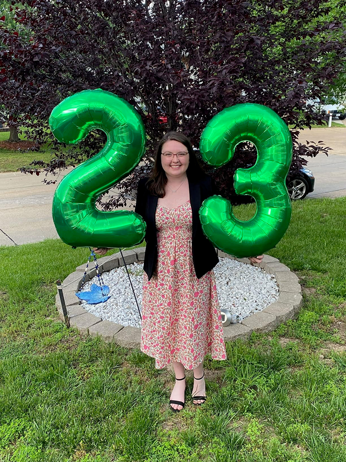 Enyeopd 40-Inch Number Balloons – 6th & 7th Birthday Decor, Milestone Numbers for 6th, 16th, 26th, 60th, 2026 Celebrations