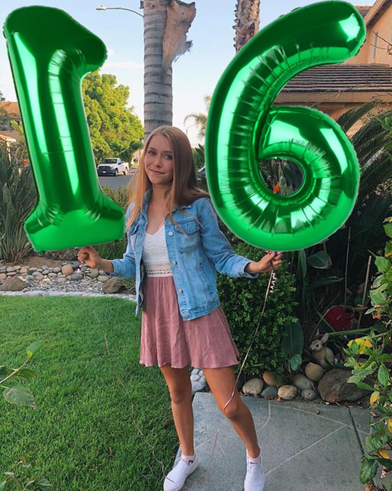 Enyeopd Giant 60 Balloon - 40 Inch Dark Green Birthday Decor