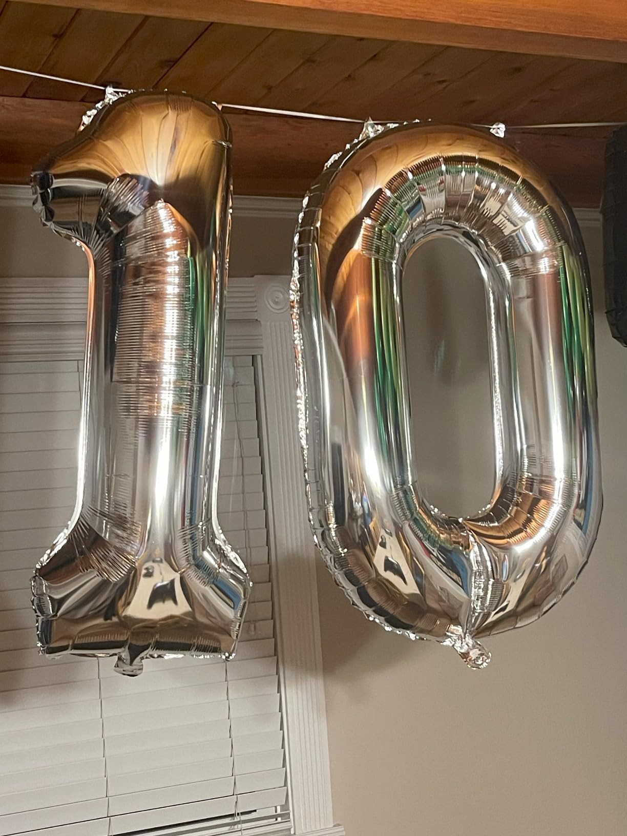 Enyeopd Number 60 Balloon 40-Inch Silver – Milestone Birthday Party Decoration