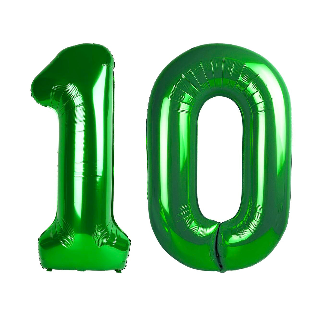 Enyeopd 40 Inch Dark Green Number 10 Balloon – Milestone Birthday & Event Decor