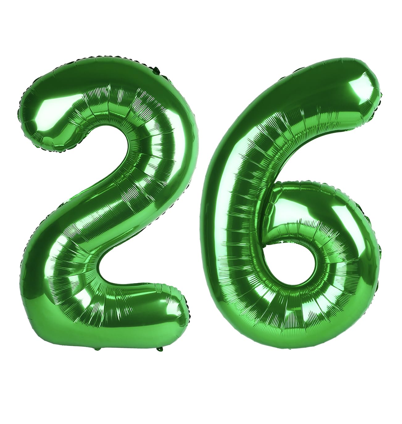Enyeopd Numbers 26 Balloon – Dark Green 40-Inch Birthday Balloons