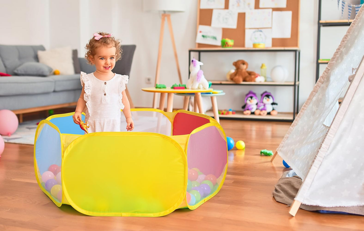 Eocolz Kids Ball Pit Large Pop Up Tent – Indoor/Outdoor Toddler Play Space