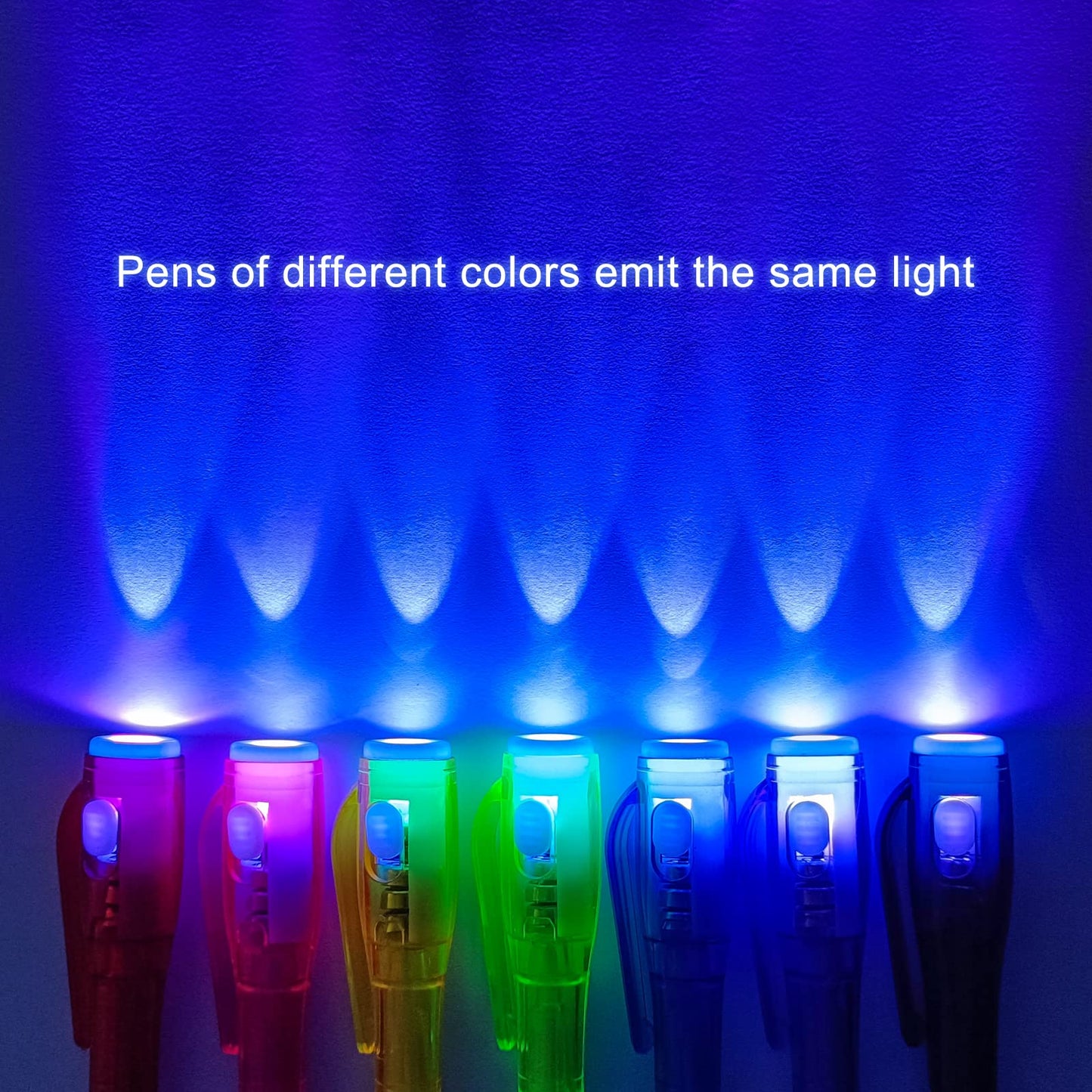 EODVICS Invisible Ink Pens – 28 Pack UV Light Spy Pens for Secret Messages, Parties & Gifts