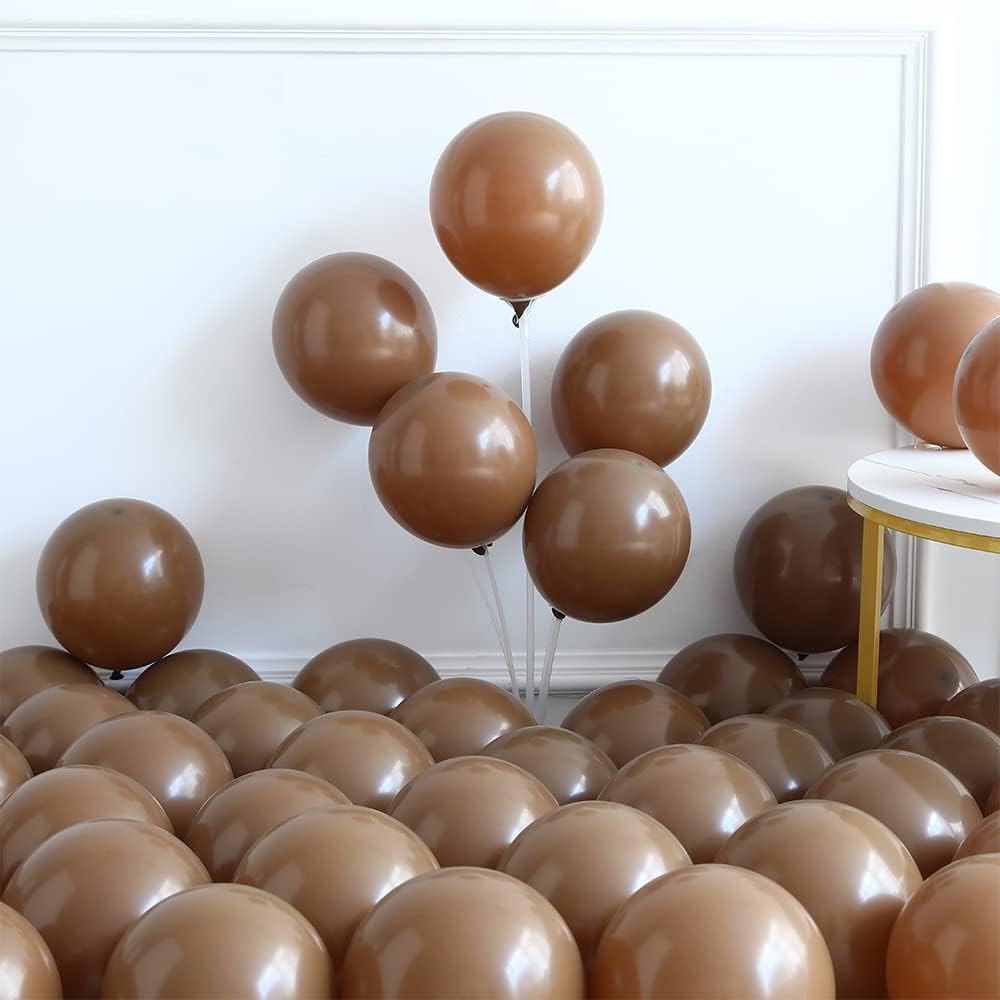 Eopelsm Football Balloon Garland Arch Kit 131Pcs Sage Green & Coffee Brown – Super Bowl & Sports Theme Party Decor