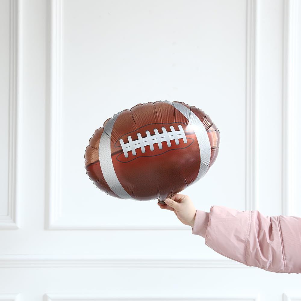 Eopelsm Football Balloon Garland Arch Kit 131Pcs Sage Green & Coffee Brown – Super Bowl & Sports Theme Party Decor