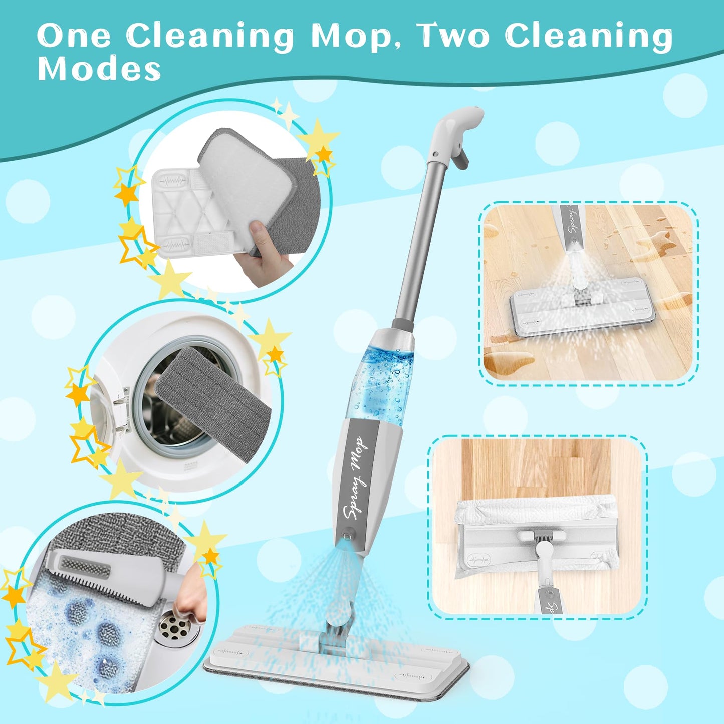 EP EXERCISE N PLAY Toddler Spray Mop – Mini Size Cleaning Toy Set