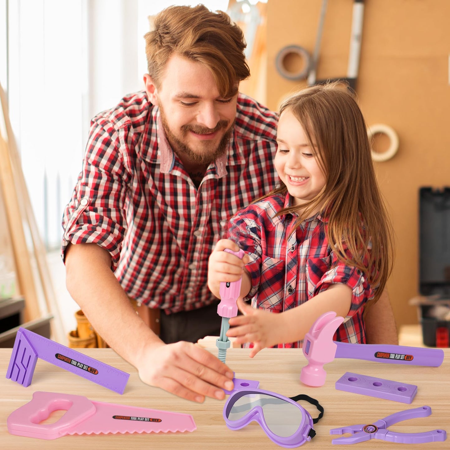 EP EXERCISE N PLAY Kids Tool Set — Toy Drill, Toolbox & Tools for Toddlers