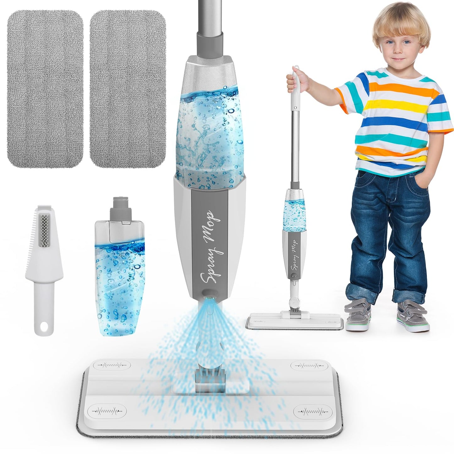 EP EXERCISE N PLAY Toddler Spray Mop – Mini Size Cleaning Toy Set