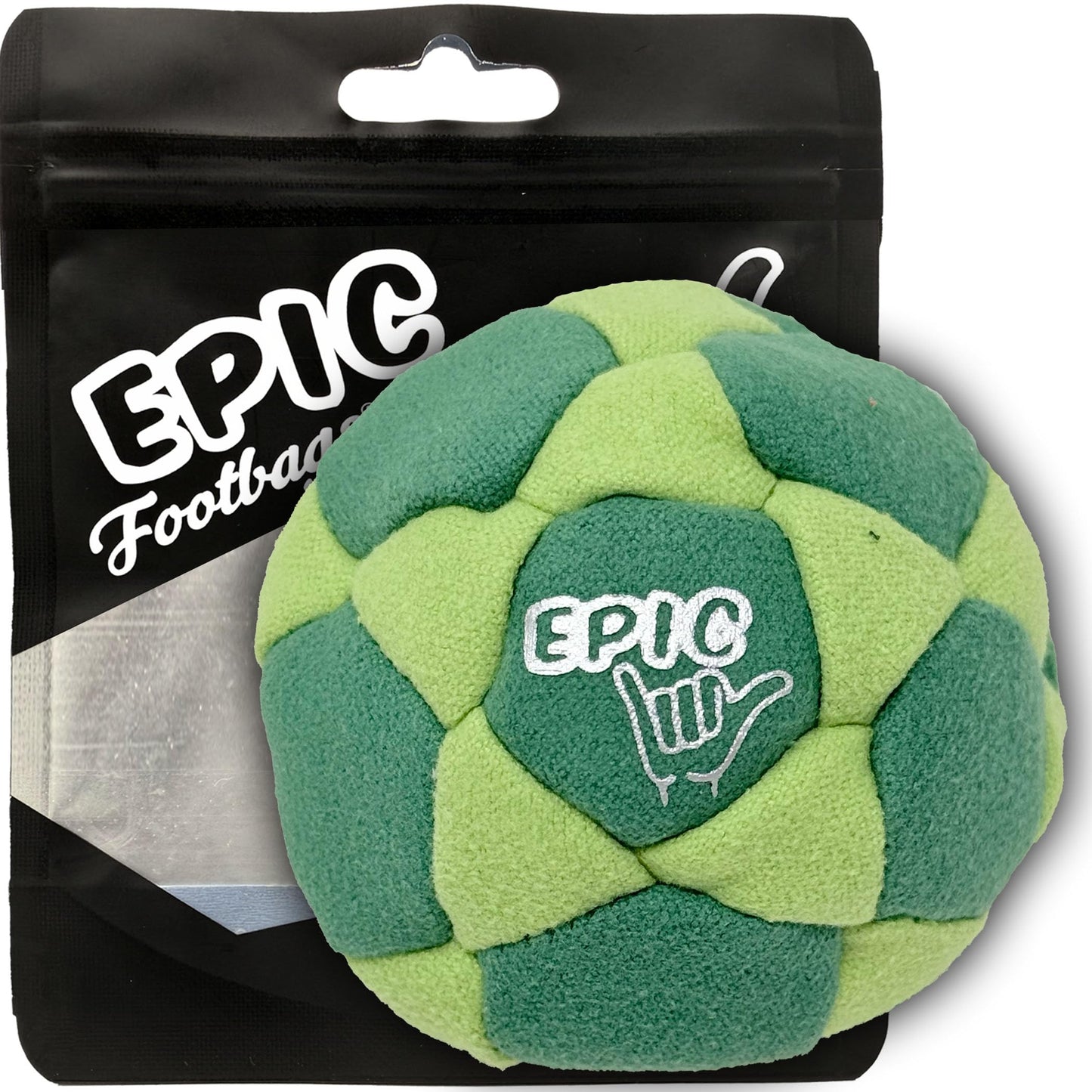 Epic Footbags Deluxe 32-Panel Suede Foot Bag – Durable Outdoor Fun for All Ages