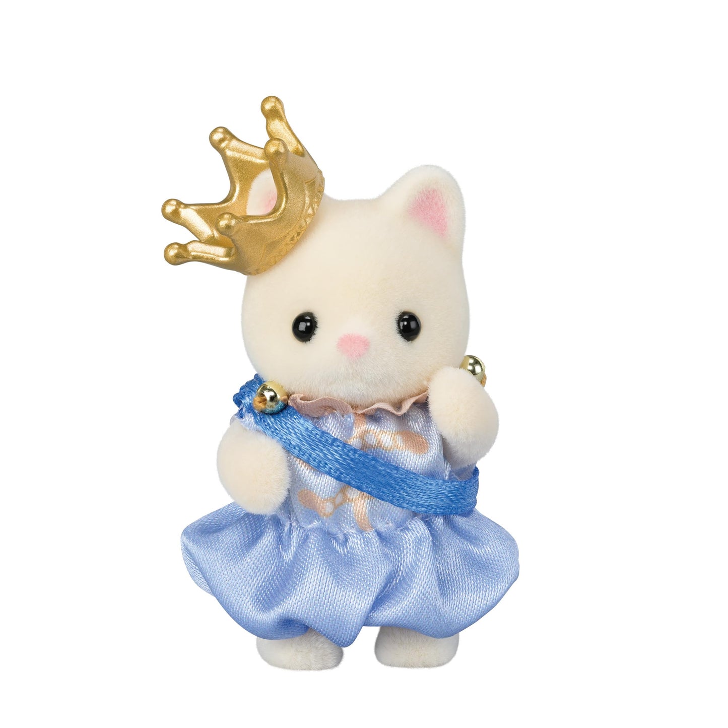 Epoch Sylvanian Families Recital Set – Princess Deer, Silk Cat Baby Prince, Glass Shoes | S-77 | ST Mark Certified | Ages 3+
