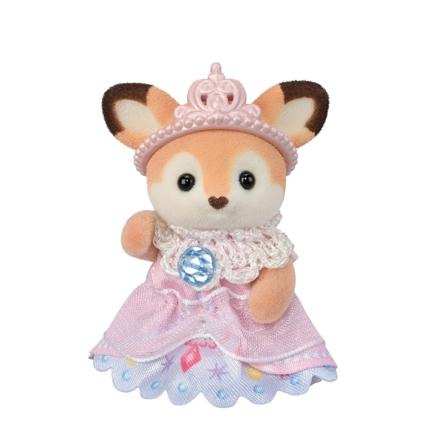 Epoch Sylvanian Families Recital Set – Princess Deer, Silk Cat Baby Prince, Glass Shoes | S-77 | ST Mark Certified | Ages 3+