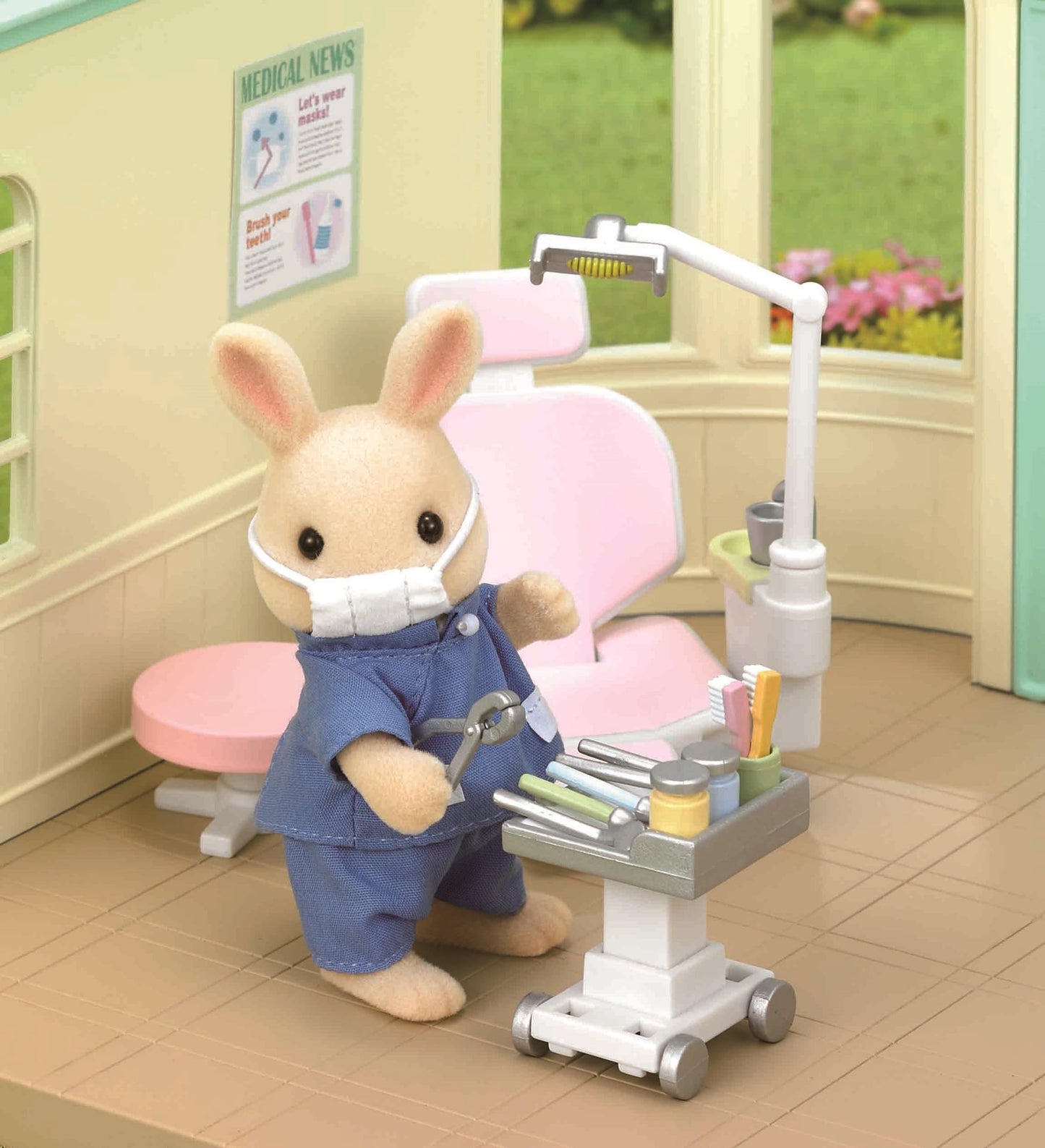 Epoch Sylvanian Families Dentist Kit H-14 – Imaginative Pretend Play