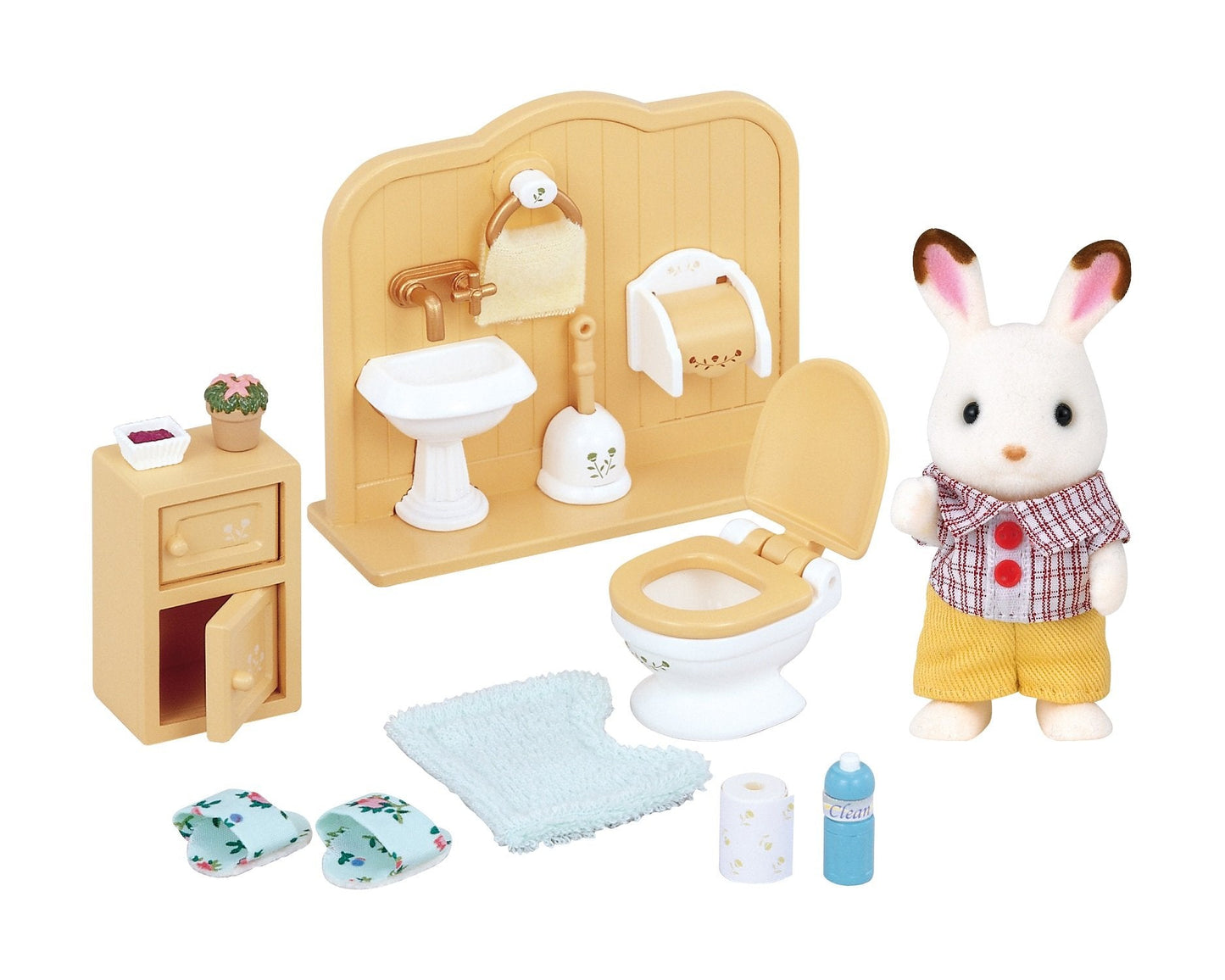 Epoch Sylvanian Families DF-09 Boy Chocolate Rabbit Furniture Set
