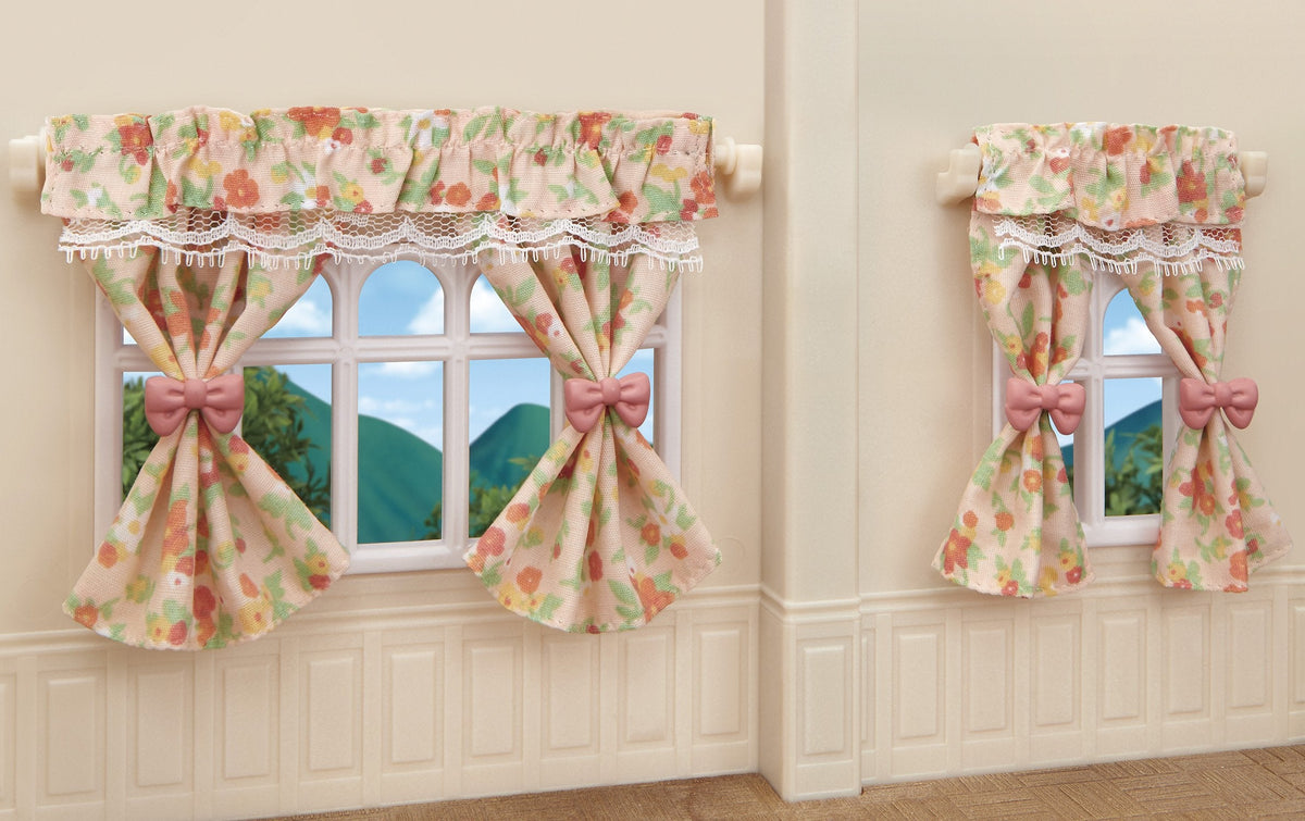 Epoch Sylvanian Families Furniture Lamp Shade Curtain Set Mosquito-627