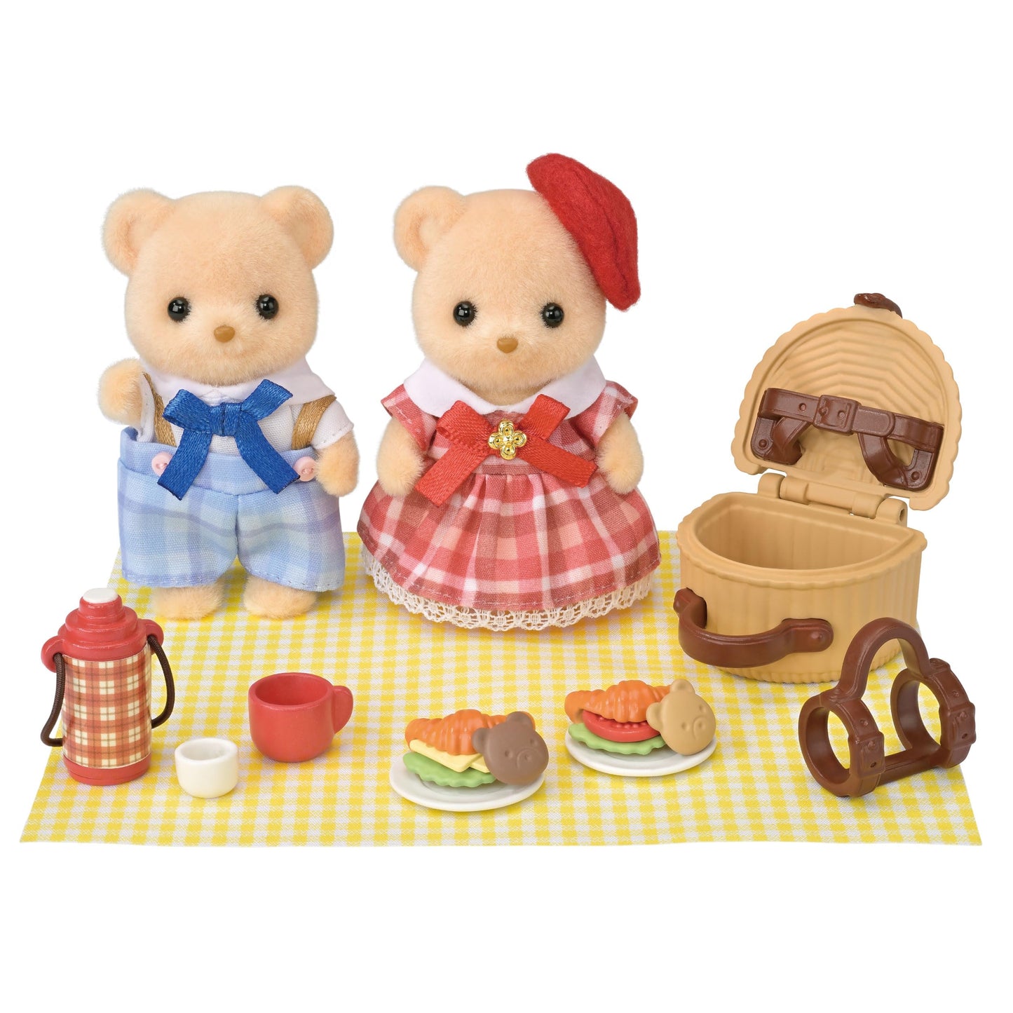 Epoch Sylvanian Families Doll & Furniture Set – FS-60 ST Certified, Ages 3+