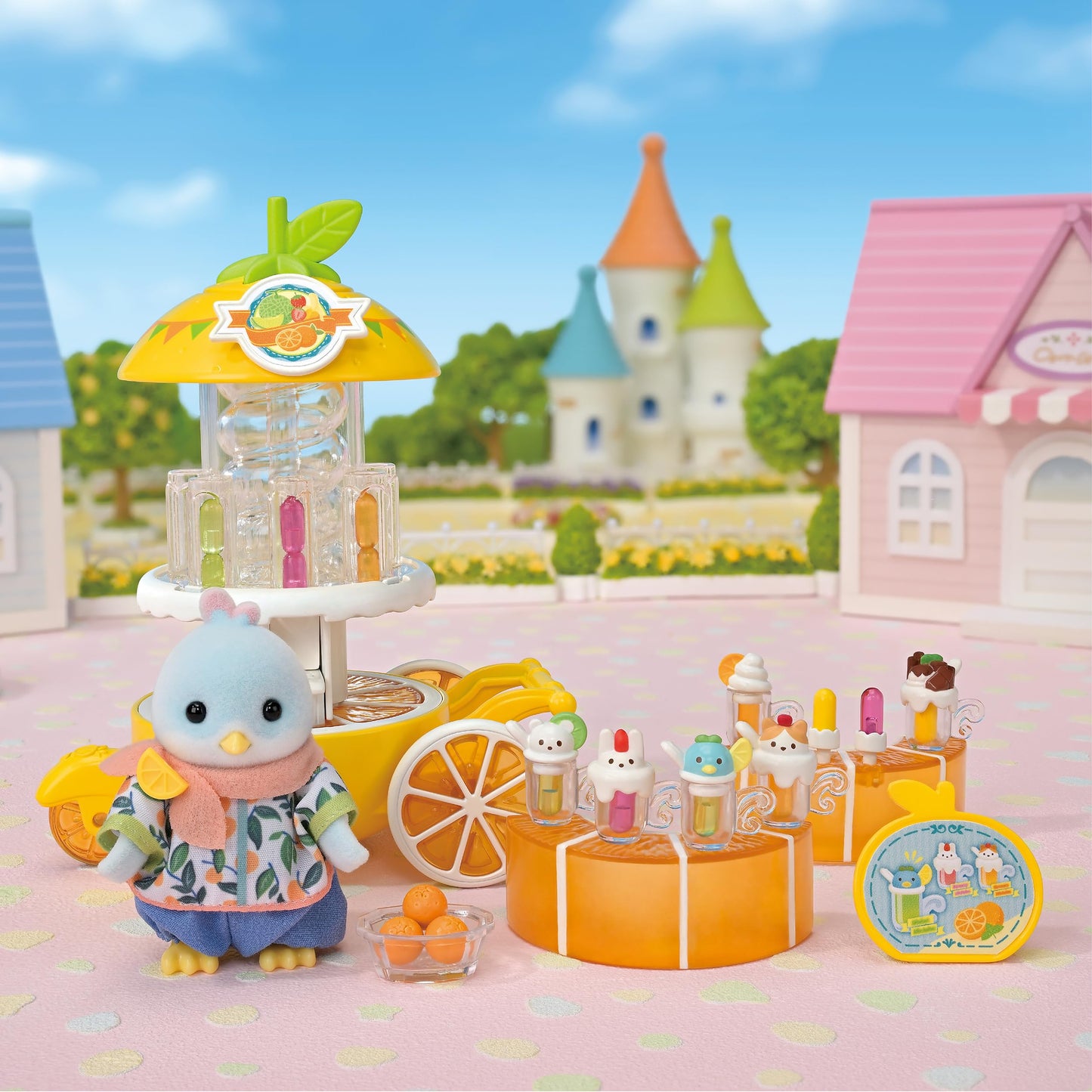 EPOCH Sylvanian Families Epoch Juice Shop Mi-94 ST Mark Certified – Ages 3+