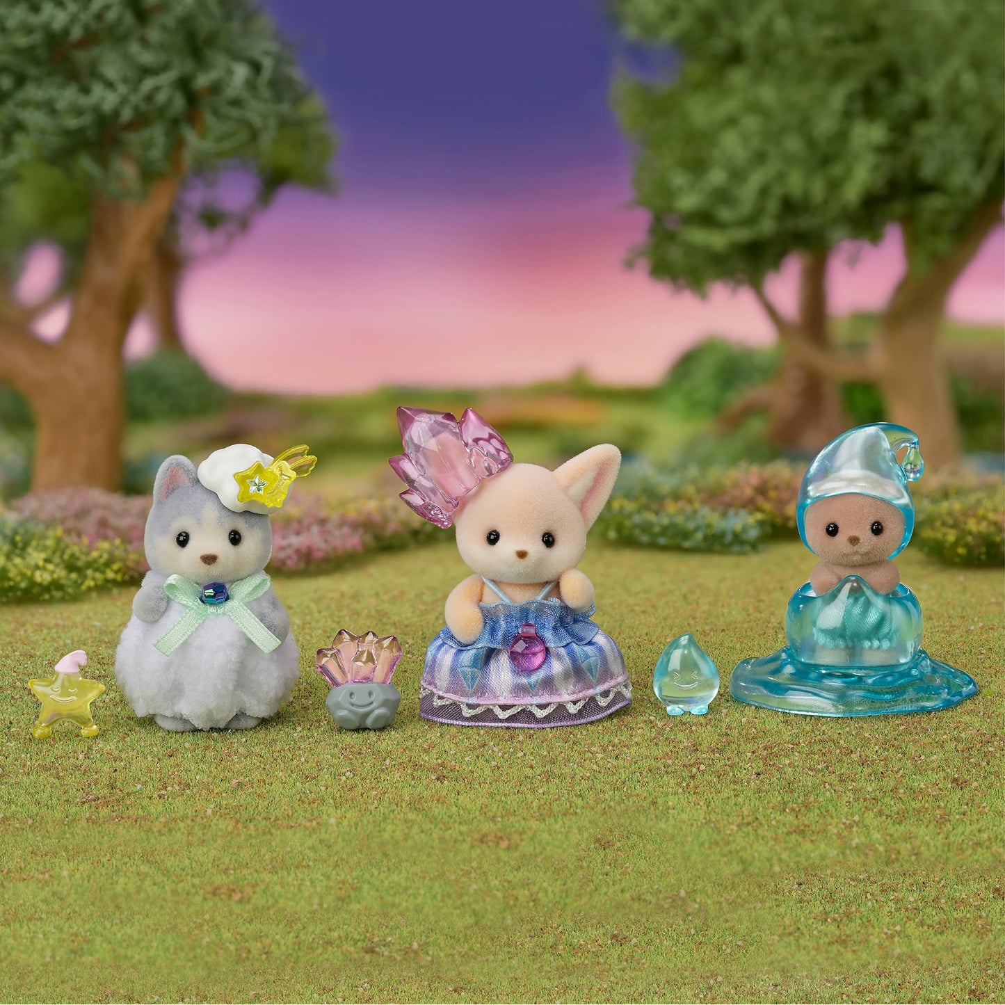 Epoch Sylvanian Families Fairy Forest Wonder Baby Set - F-44 ST Certified, Ages 3+