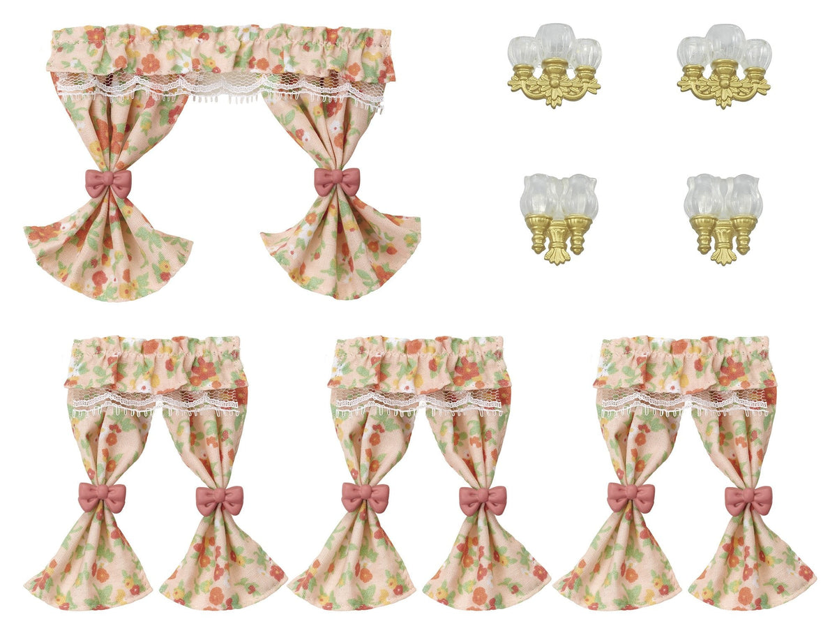 Epoch Sylvanian Families Furniture Lamp Shade Curtain Set Mosquito-627