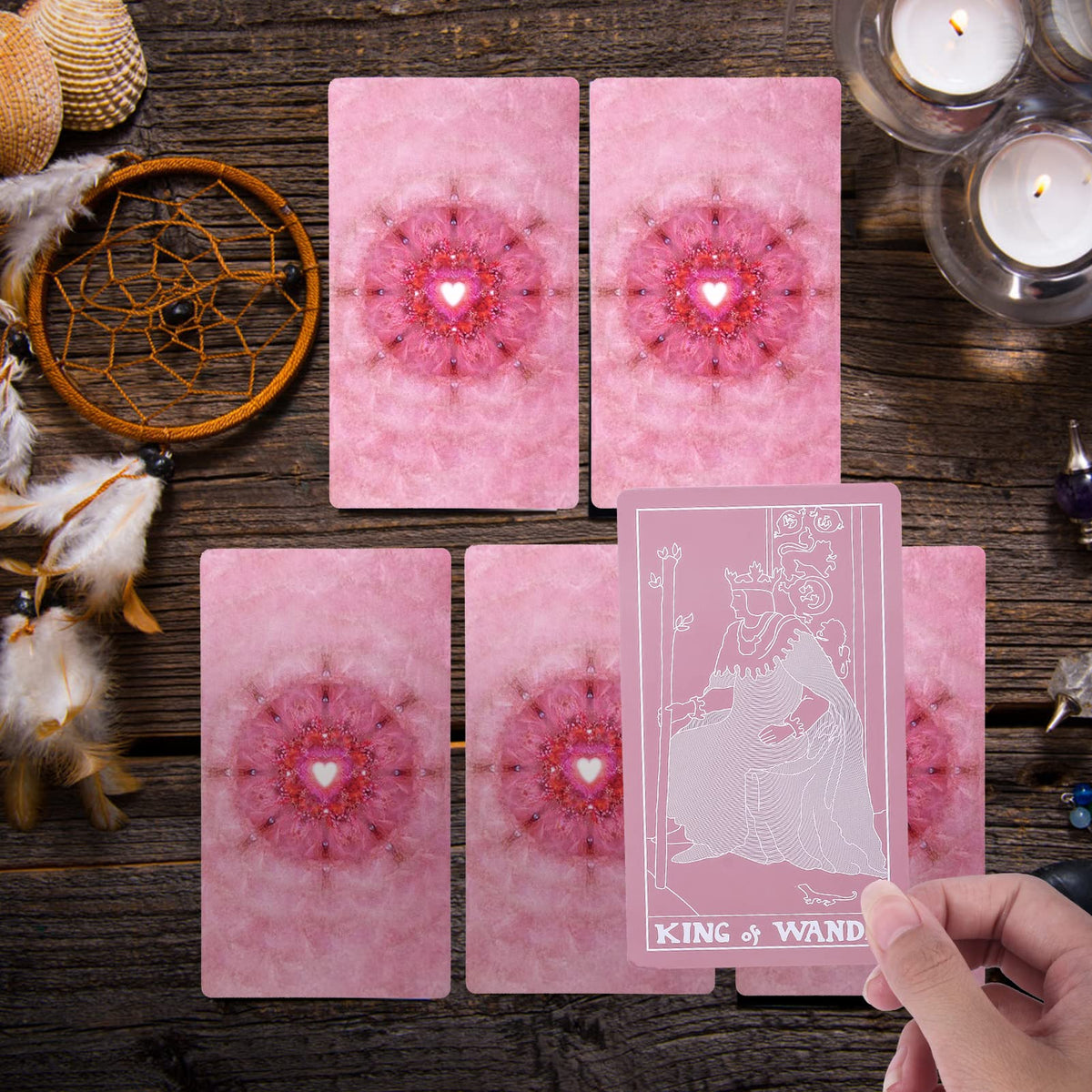 Erbacan Tarot Cards with Guide Book – 78-Card Deck for Beginners to Experts + Free Velvet Pouch