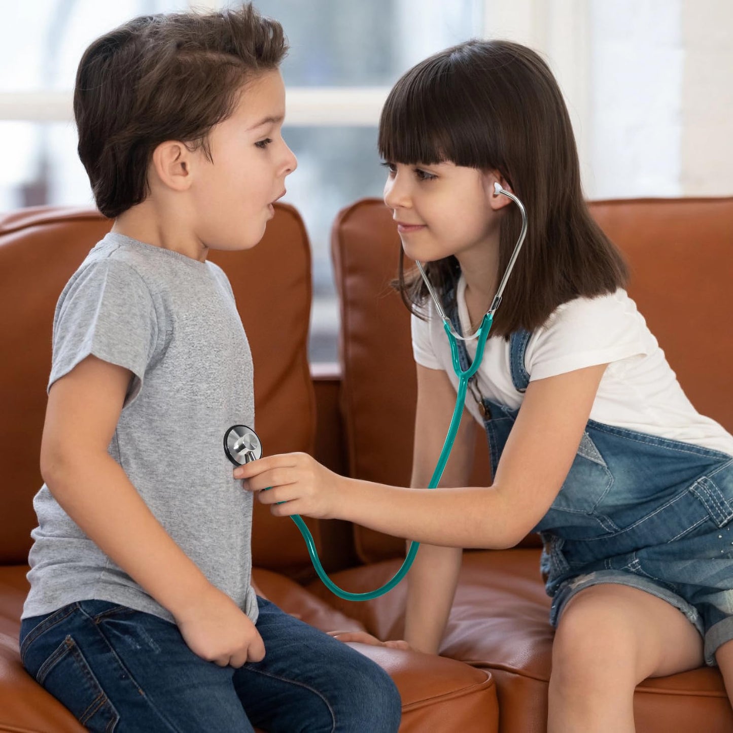 ERDOGLY Kids Stethoscope - Real Working Doctor Toy for Pretend Play