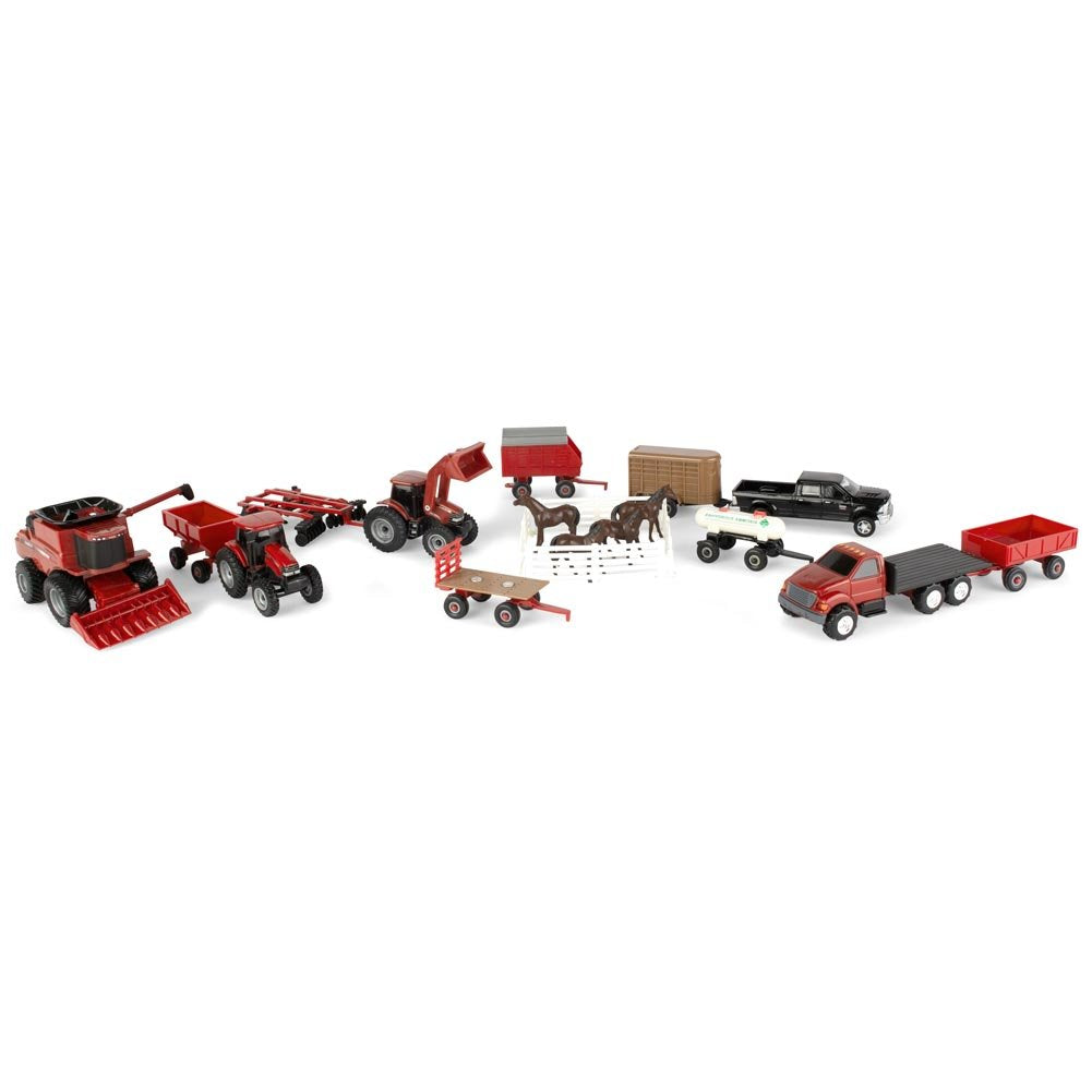 ERTL 1/64 Case IH Tractor & Vehicle 20-Piece Value Set | ZFN44091