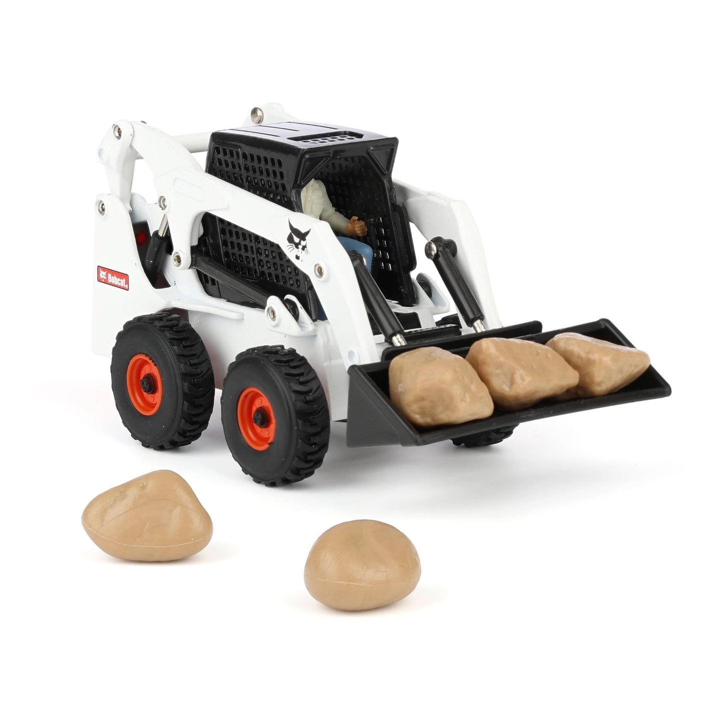 ERTL 1/32 Bobcat Skid Steer Construction Play Set – 20-Piece with Attachments (16504)