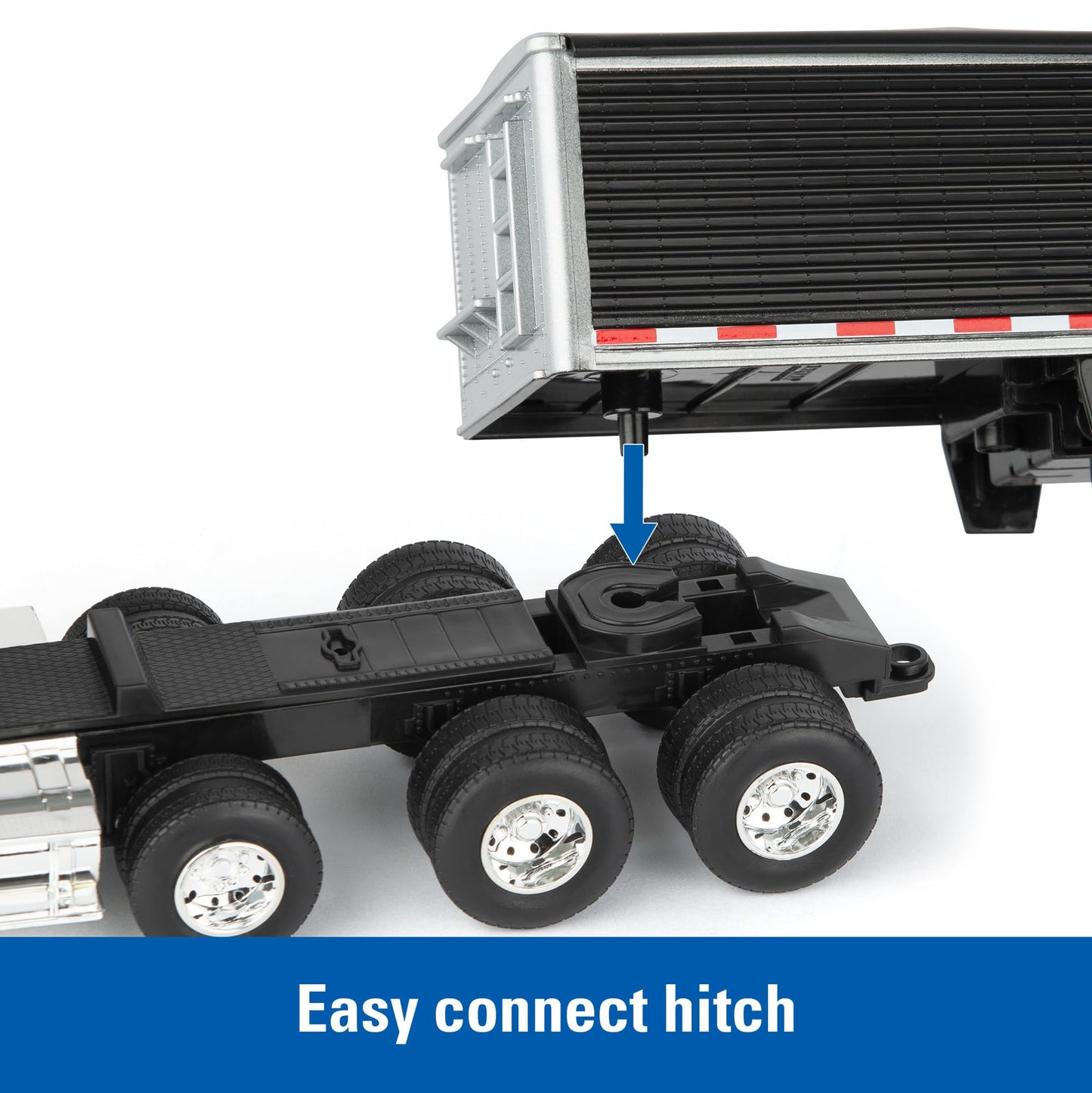 ERTL 1/32 Freightliner 122SD Semi with Grain Trailer 47361 – Realistic Toy Truck