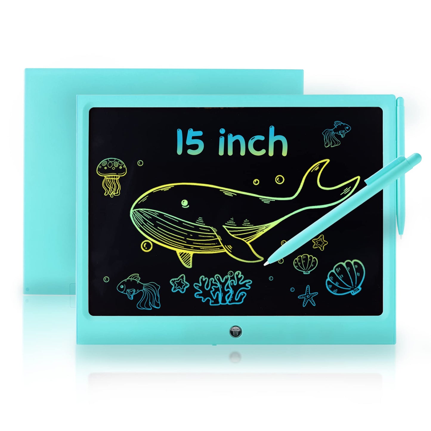 ERUW LCD Writing Tablet for Kids – 15-Inch Colorful Doodle Board