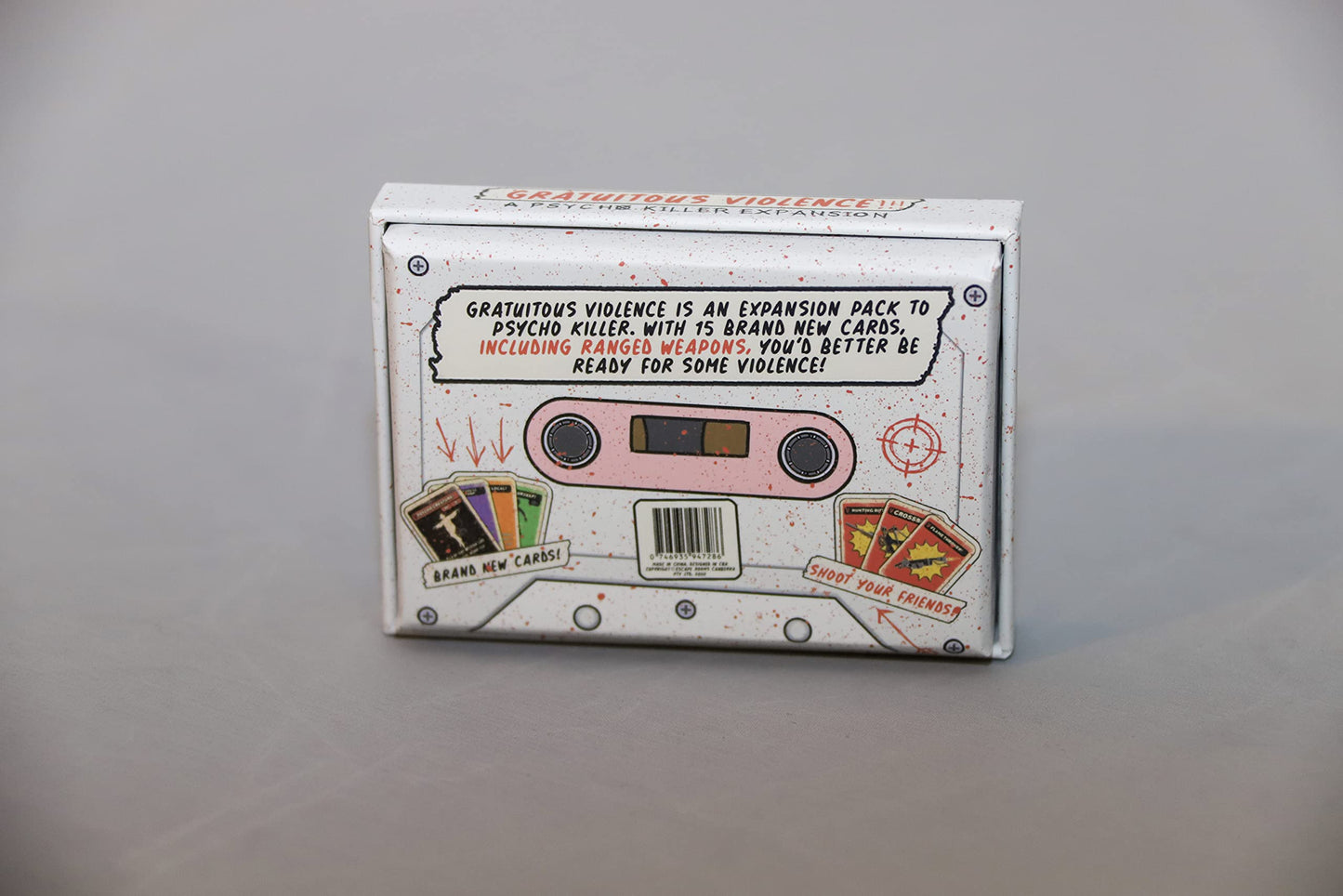 Escape Tabletop Games Psycho Killer: Gratuitous Violence Expansion — Ranged Weapons & 2–7 Players