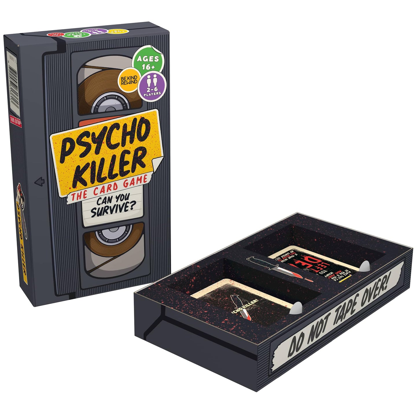 Escape Tabletop Games: Psycho Killer Third Edition – The Card Game | Fast-Paced Horror Party for 2-6 Players (Ages 16+) | Amazon Exclusive
