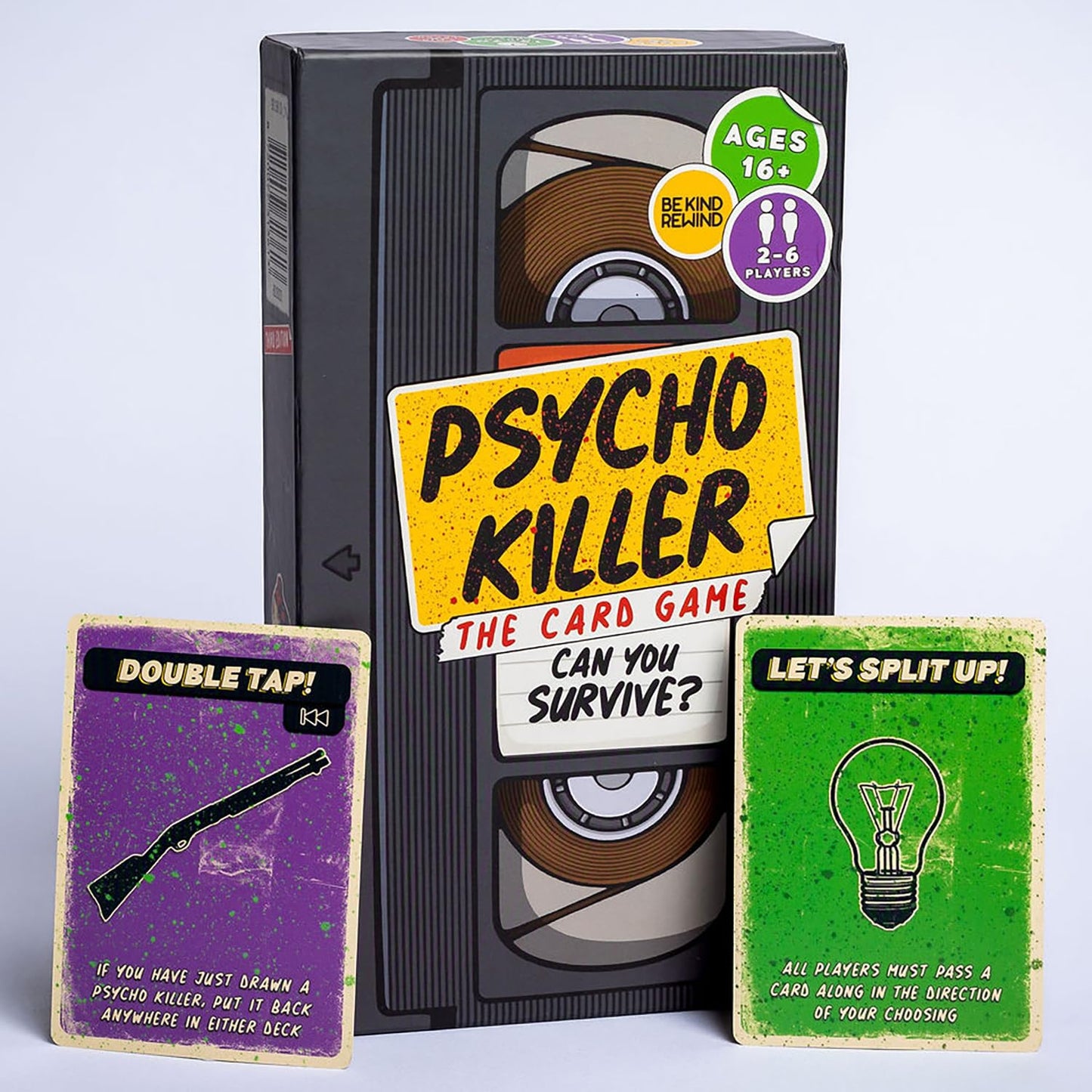 Escape Tabletop Games: Psycho Killer Third Edition – The Card Game | Fast-Paced Horror Party for 2-6 Players (Ages 16+) | Amazon Exclusive