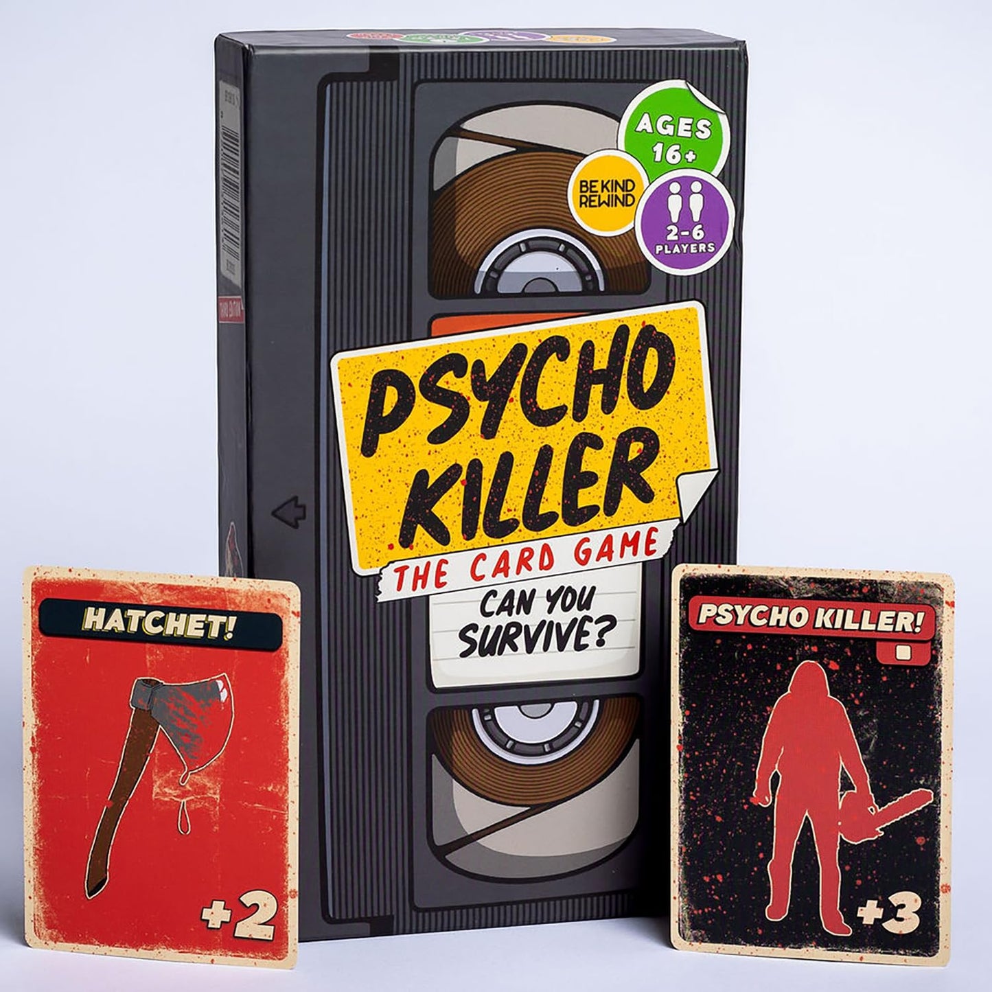 Escape Tabletop Games: Psycho Killer Third Edition – The Card Game | Fast-Paced Horror Party for 2-6 Players (Ages 16+) | Amazon Exclusive