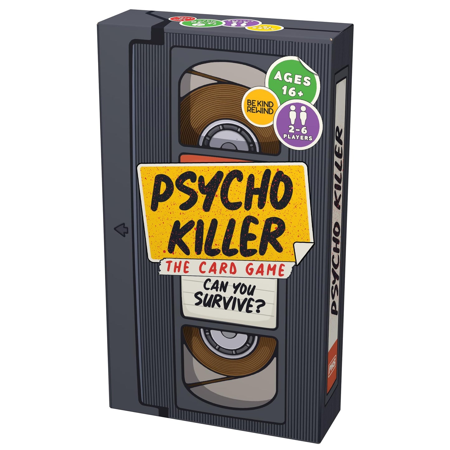 Escape Tabletop Games: Psycho Killer Third Edition – The Card Game | Fast-Paced Horror Party for 2-6 Players (Ages 16+) | Amazon Exclusive