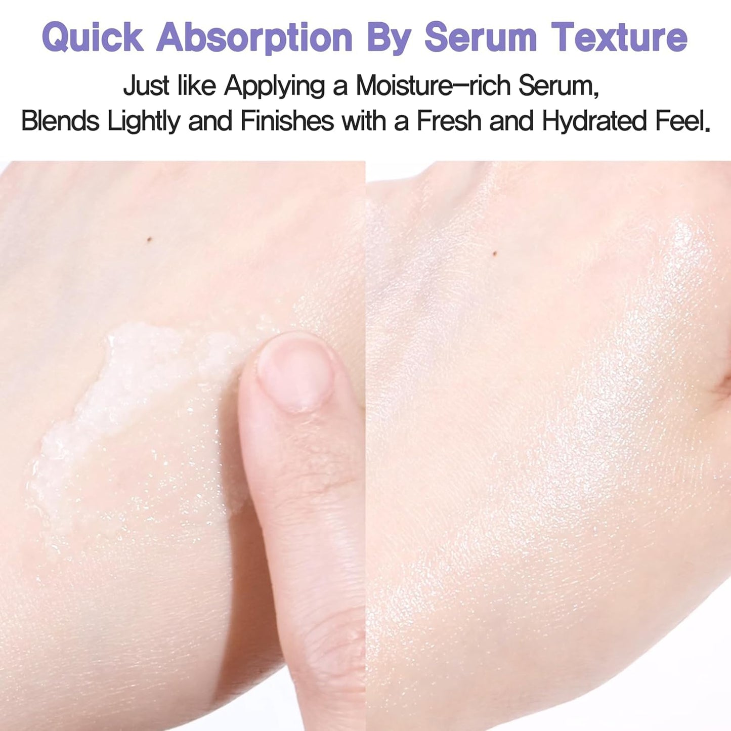 Espoir Water Splash Sun Serum SPF50+ PA+++ | 3,000ppm Caffeine for Puffiness & Elasticity, Lightweight Hydrating Sunscreen (1.69 fl oz) – Vegan