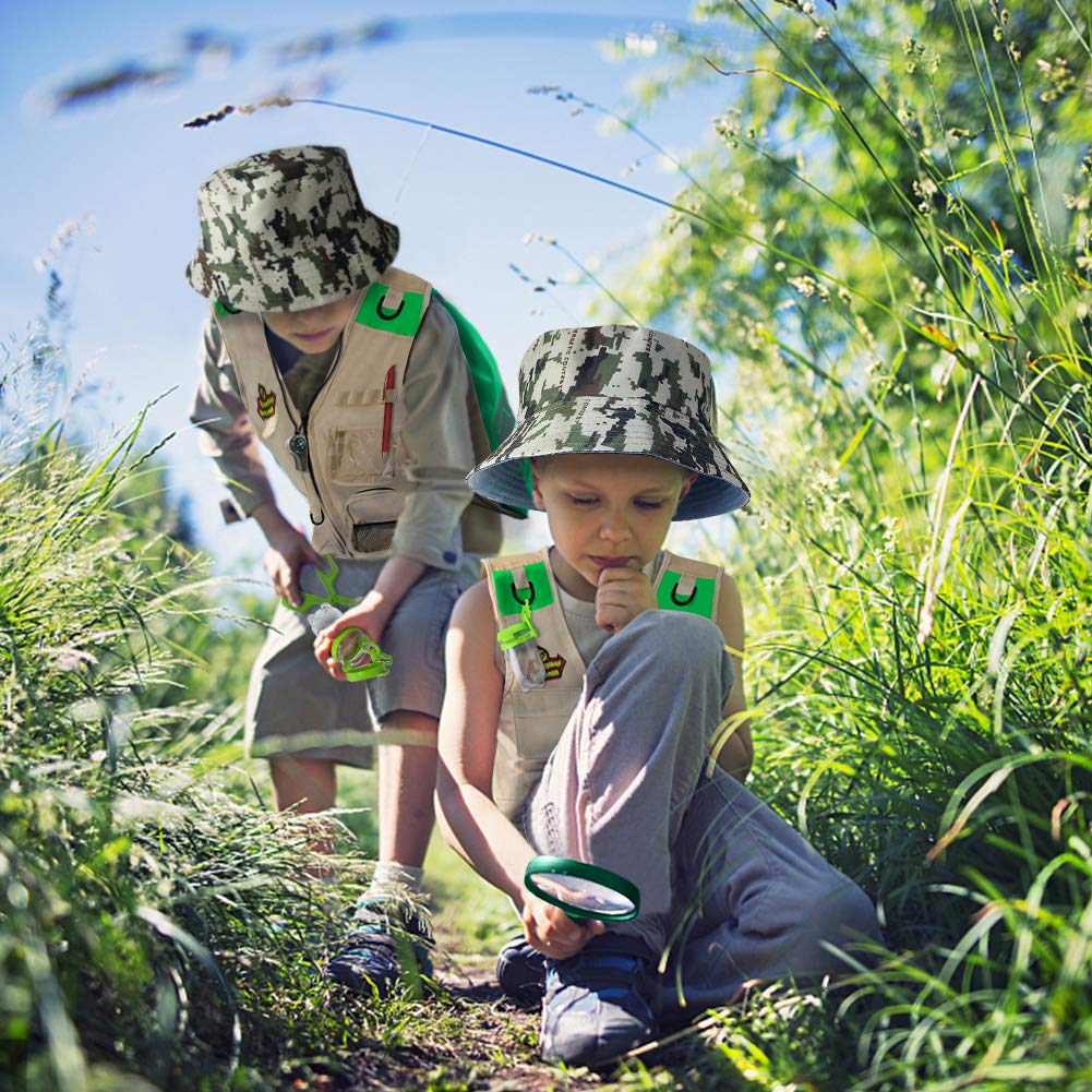 ESSENSON Outdoor Explorer Kit & Bug Catcher Kit with Vest & Gear