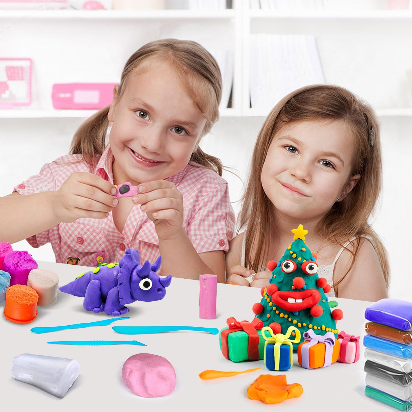 ESSENSON Air Dry Clay - 88 Colors for Kids | DIY Modeling & Craft Gift