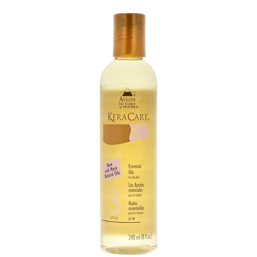 Keracare Essential Oils 8 oz / 237 ml - For Dry Hair, Shine & Revitalization