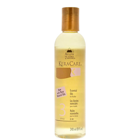 Keracare Essential Oils 8 oz / 237 ml - For Dry Hair, Shine & Revitalization