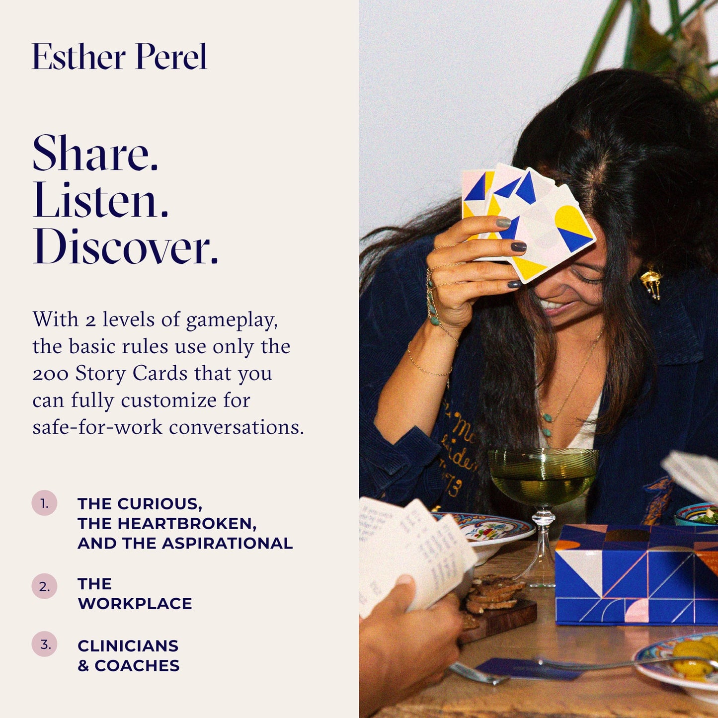 ESTHER PEREL Where Should We Begin? Conversation Cards – 200 Prompts for Couples & Friends (2nd Edition)