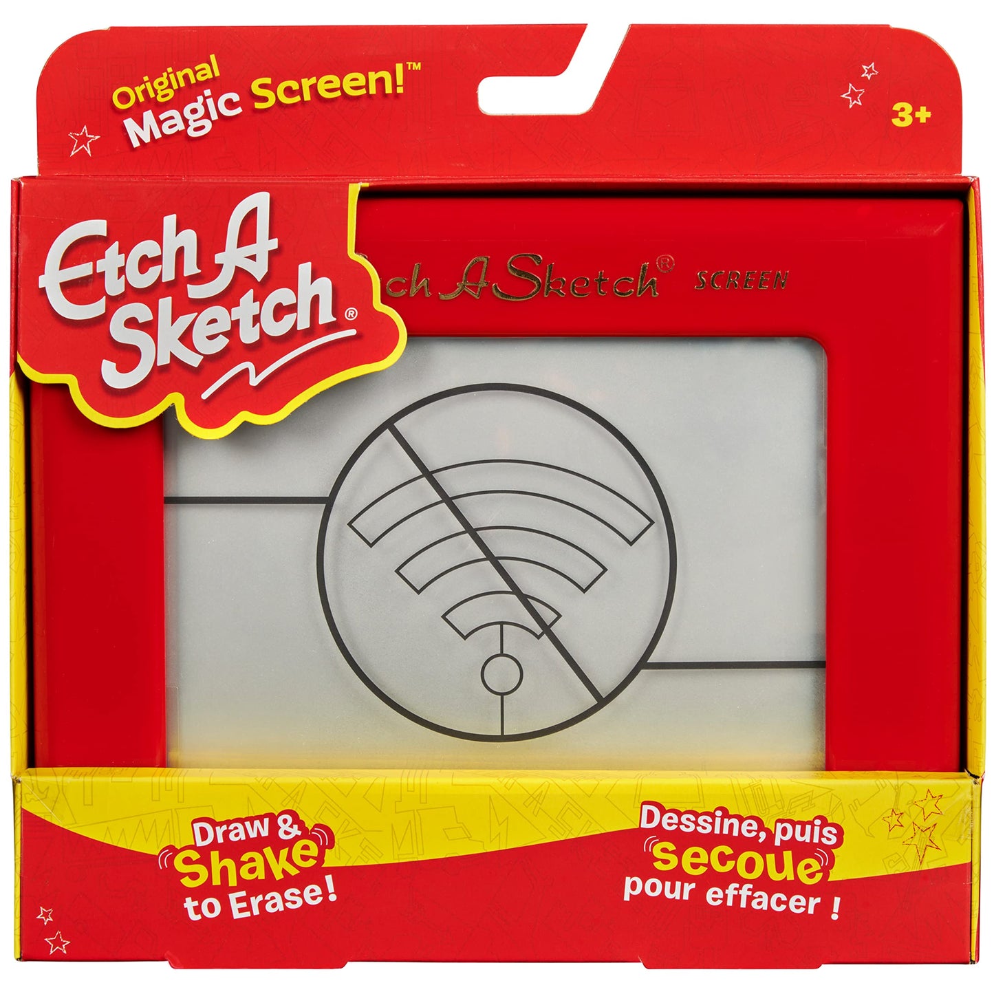 Etch A Sketch Classic Red Drawing Toy with Magic Screen | Ages 3+