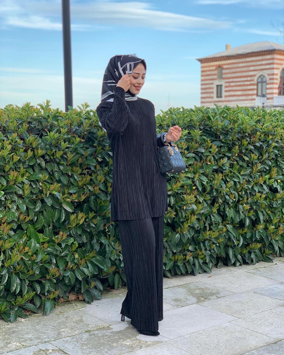 Ethnic Style Loose Casual Pleated 2-Pieces Suit