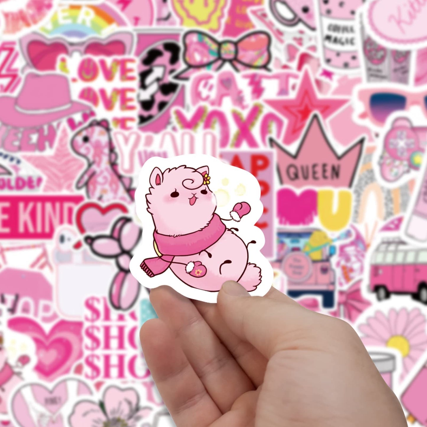 Etomiel 102 Pcs Preppy Stickers – Vinyl Aesthetic, Waterproof