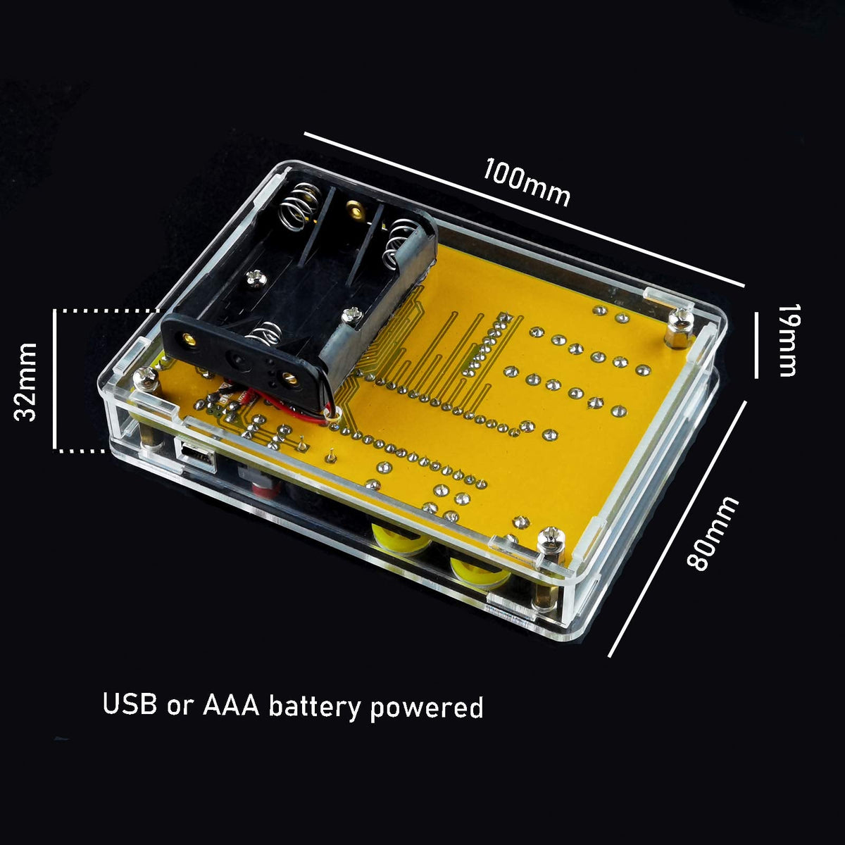 Etoput DIY Soldering Project Game Kit – Five Retro Classics in an Acrylic Case