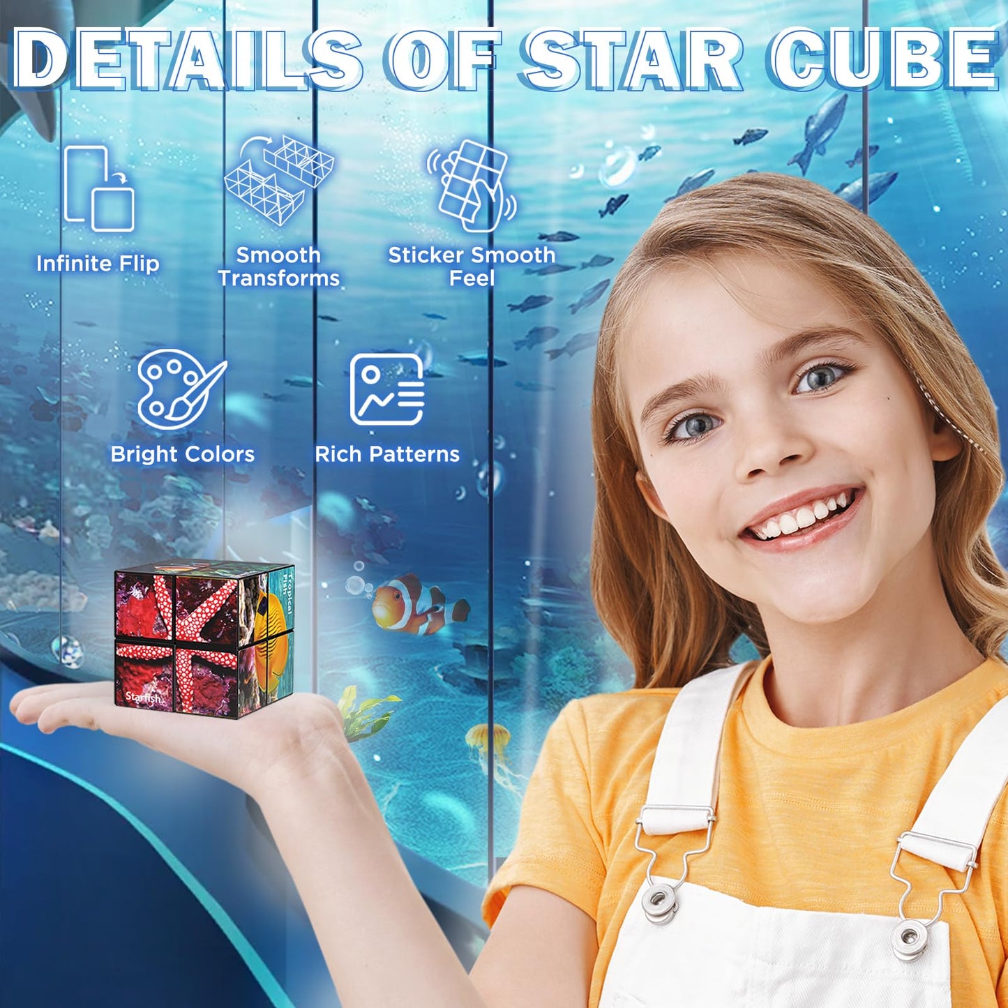Star Cube Magic Cube Set — 2-in-1 Yoshimoto Cube for Kids & Adults | Euclidean Cube