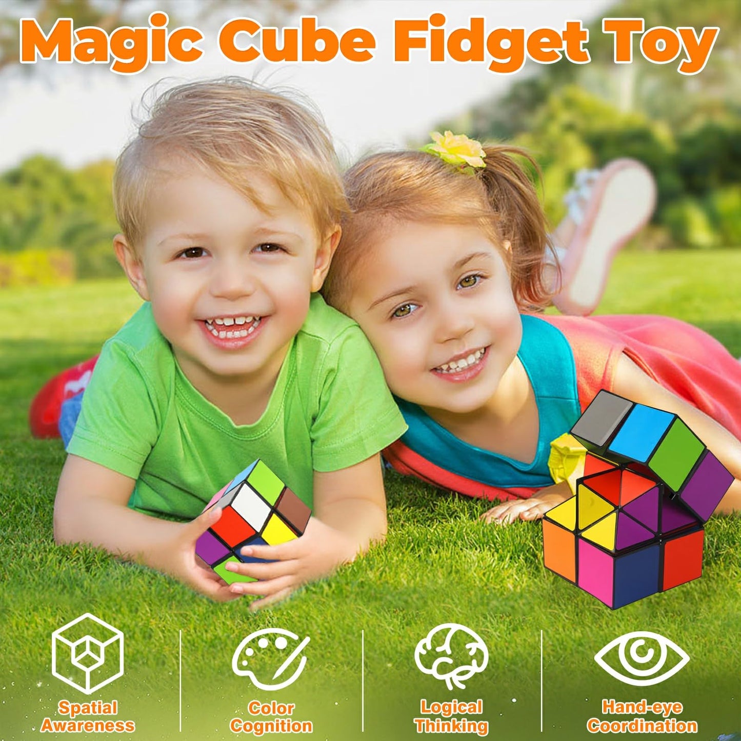 Euclidean Cube Star Cube Magic Cube Set – 2-in-1 Yoshimoto Cube for All Ages