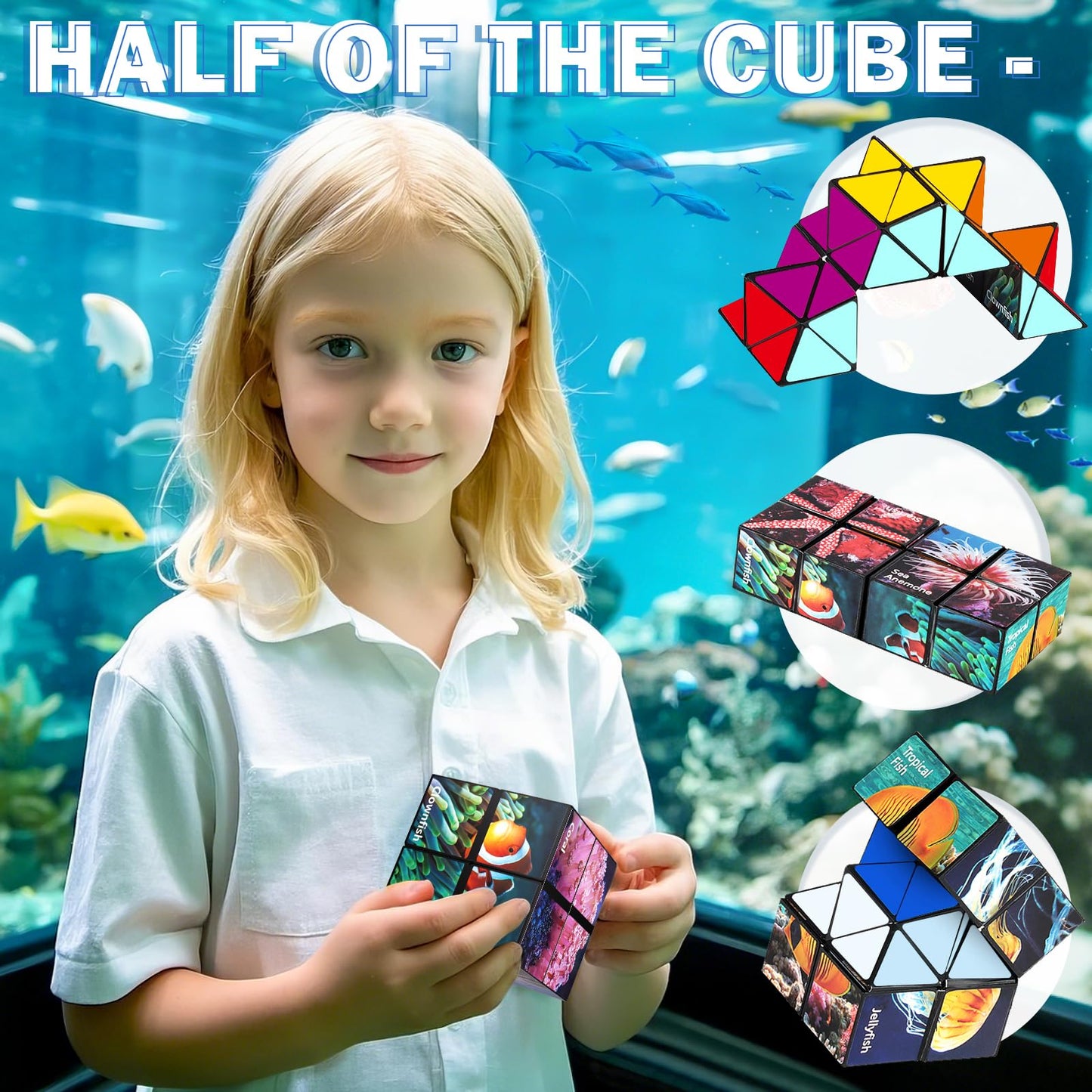 Star Cube Magic Cube Set — 2-in-1 Yoshimoto Cube for Kids & Adults | Euclidean Cube